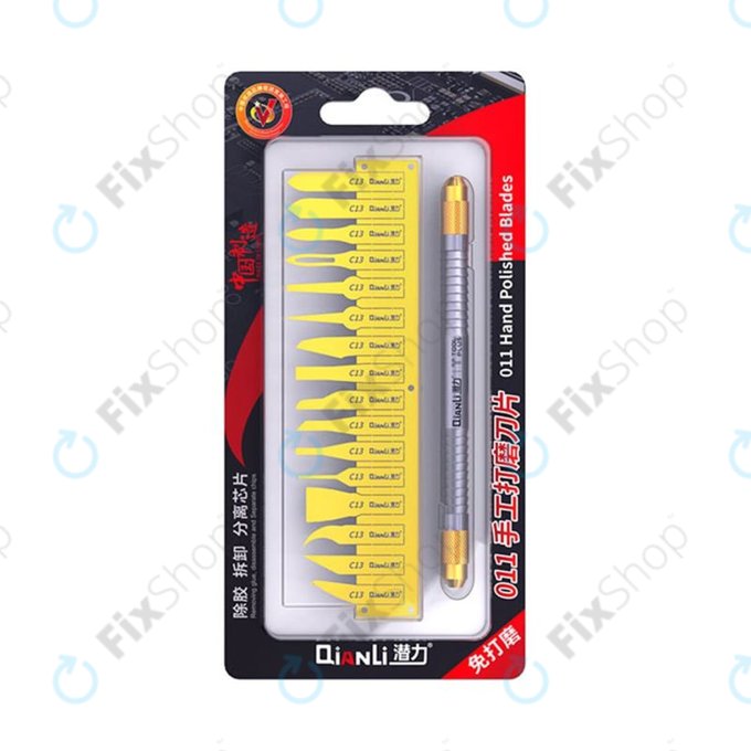 QianLi ToolPlus 011 - Lames polies à la main avec poignée 16 en 1