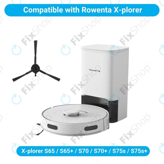 Rowenta X-plorer S65, S65+, S70, S70+, S75s, S75s+ - Brosse latérale