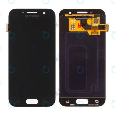 Samsung Galaxy A3 A320F (2017) - Ecran LCD + Ecran Tactile (Ciel Noir) - GH97-19732A, GH97-19753A Genuine Service Pack
