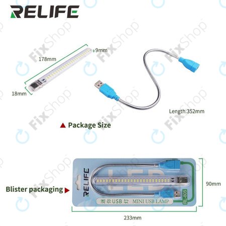 Relife RL-805 - Mini lampe LED USB