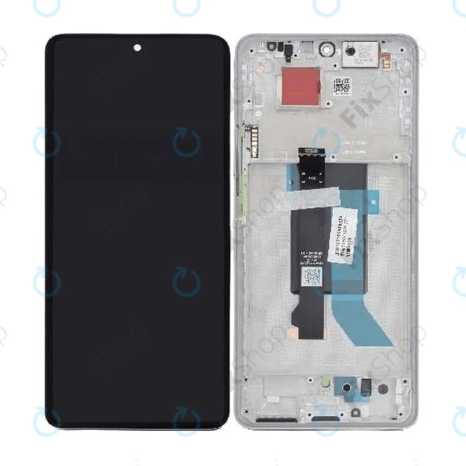 Xiaomi Poco X7 24095PCADG - Écran LCD + Écran tactile + Cadre (Silver) - 5600030O16P00 Genuine Service Pack