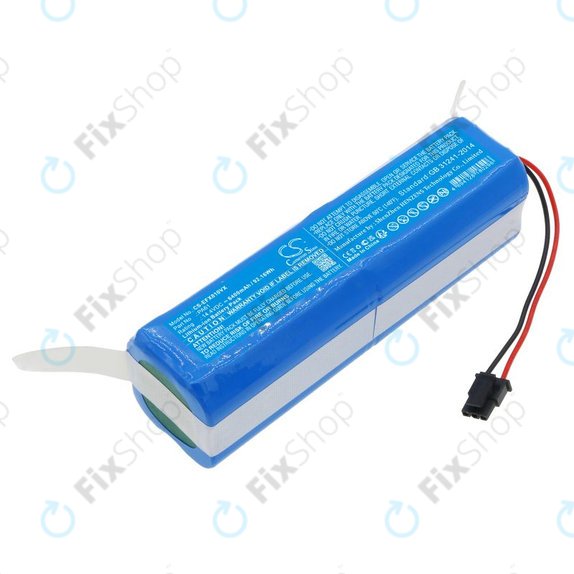 Batterie pour Eufy RoboVac X8 Hybrid, 6400mAh, Li-Ion, 14.4V, PA61, HQ
