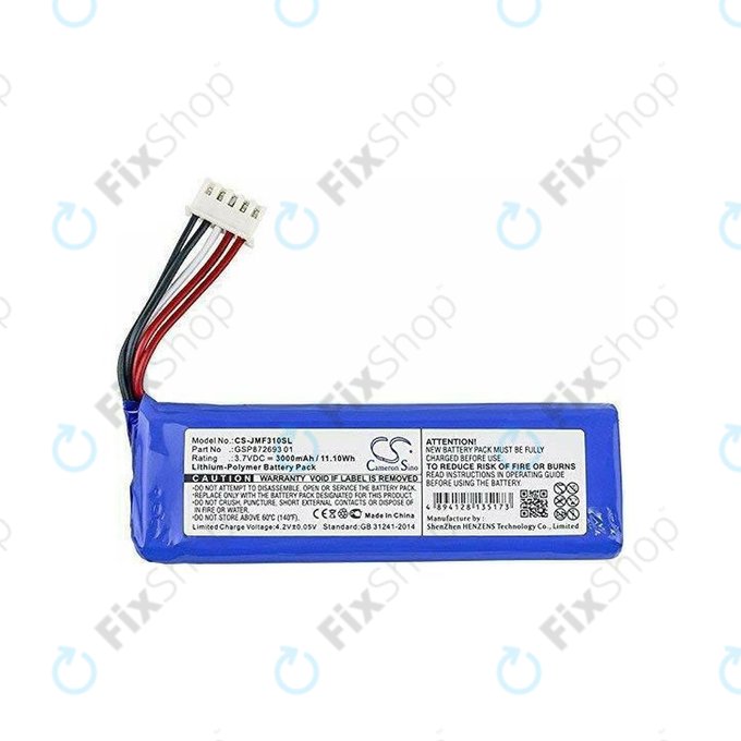 JBL Flip 4 - Batterie Li-Pol 3000mAh HQ