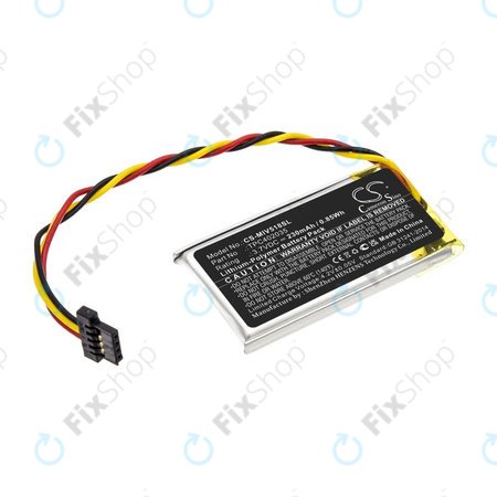 Batterie pour Mio MiVue 508, 518, 528, 538, 608, 618, 792, 230mAh, Li-Pol, 3.7V, TPC402035, HQ