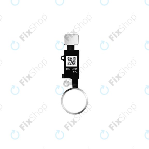 Apple iPhone 7, 7 Plus, 8, 8 Plus, SE (2020), SE (2022) - Bouton Home JCID 6 Gen (Argent)