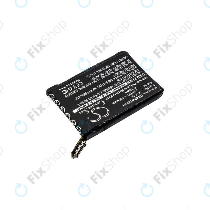 Batterie pour Apple Watch 1 38 mm, 200mAh, Li-Pol, 3.8 V, A1578, HQ