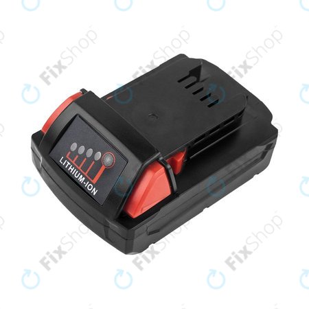 Batterie pour Milwaukee, Atlas Copco, Berner, 2000mAh, Li-Ion, 18V, M18, HQ