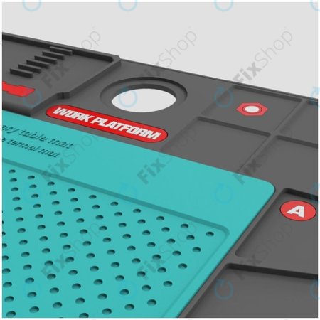 Refox RF4 Plate-forme de travail - Tapis antistatique résistant à la chaleur ESD