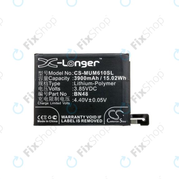 Xiaomi Redmi Note 6 Pro - Batterie BN48 3900mAh HQ