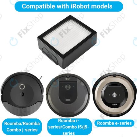 iRobot Roomba e-series, i-series, j-series - Filtre HEPA (3 pieces)