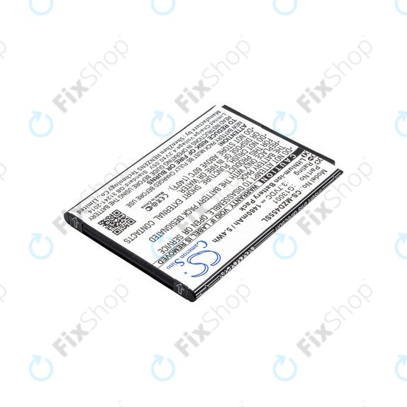 Batterie pour Navon Mizu D455, 1460mAh, Li-Ion, 3.7V, G13001, HQ