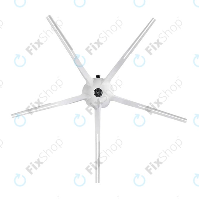 Kit de pièces de rechange pour Xiaomi Roborock S5 Max, S6, S6 MaxV, S6 Pure, Xiaowa E3 (2x Brosse principale, 4x Filtre, 4x Brosse latérale – blanche)