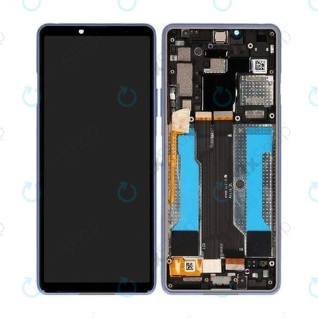Sony Xperia 10 III - Écran LCD + Ecran Tactile + Cadre (Bleu) - A5034094A Genuine Service Pack