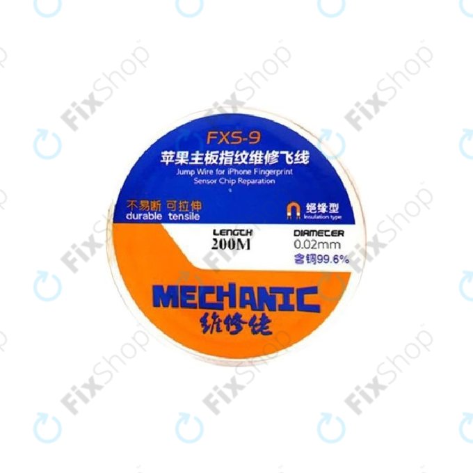Mechanic - Fil Jump FlyLine en cuivre - 0,02 mm x 200 m