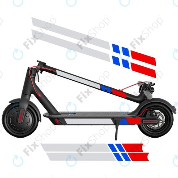 Xiaomi Mi Electric Scooter 1S, 2 M365, Essential, Pro, Pro 2 - Autocollants Réfléchissants (A)