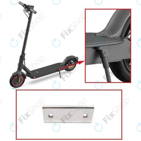 Xiaomi Mi Electric Scooter Pro, Pro 2 - Plaque Métallique avec Filetage - C002370004400 Genuine Service Pack