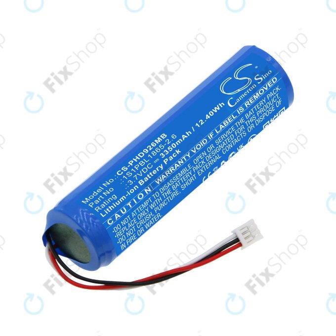 Batterie pour Philips Avent SCD923P, SCD923/26, Avent SCD923, 3350mAh, Li-ion, 3.7V, 1S1PBL1865-2.6, HQ