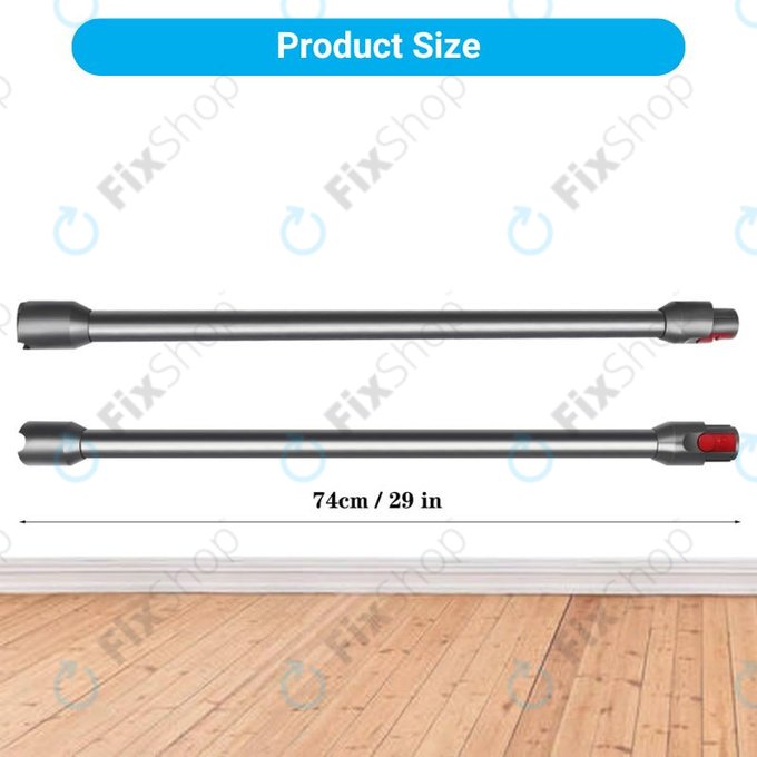 Dyson V12 - Tube d'aspiration (Argent)