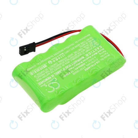 Batterie pour Futaba 14SG, 4PKS, 2000mAh, Ni-MH, 6V, FUTM1484, HQ