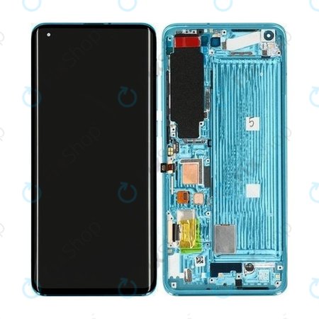 Xiaomi Mi 10 M2001J2G - Écran LCD + Écran Tactile + Cadre (Vert Corail) - 56000600J200 Genuine Service Pack