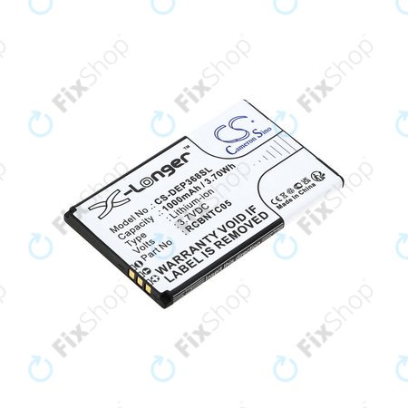 Batterie pour Doro Primo 368, 1000mAh, Li-Ion, 3.7V, RCBNTC05, HQ
