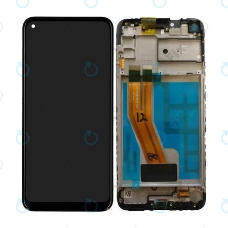 Samsung Galaxy M11 M115F - Écran LCD + Ecran Tactile + Cadre (Noir) - GH81-18736A Genuine Service Pack