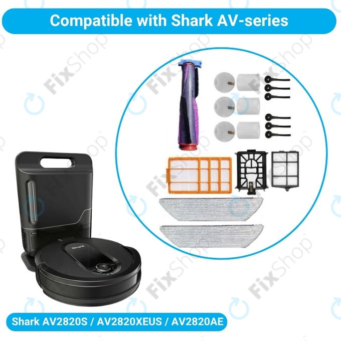 Shark AV2820S, AV2820XEUS, AV2820AE - Ensemble complet