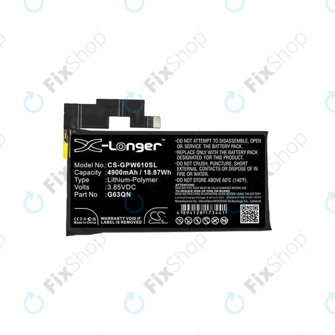 Google Pixel 6 Pro - Batterie G63QN 4900mAh HQ