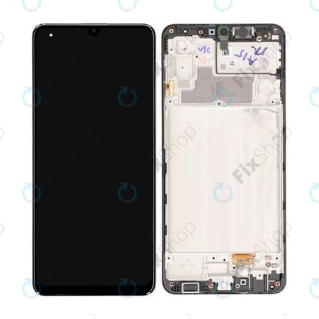 Samsung Galaxy M32 M325F - Écran LCD + Ecran Tactile + Cadre (Noir) - GH82-25981A, GH82-26193A Genuine Service Pack