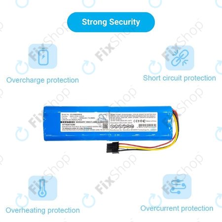 Xiaomi Mi Robot Vacuum Mop-series, Dream-series, Roborock-series - Batterie BRR-2P4S-5200 Li-Ion 14.4V 5200mAh HQ