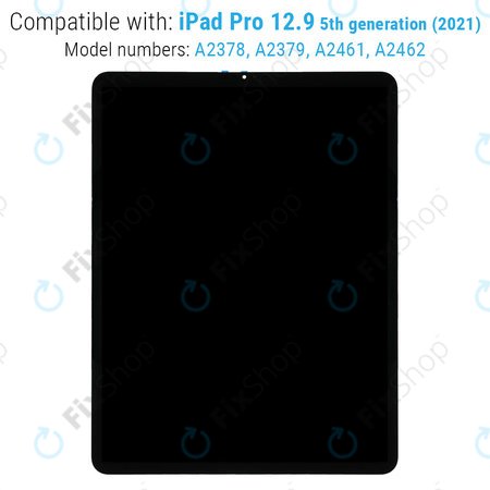 Apple iPad Pro 12.9 (5th Gen 2021, 6th Gen 2022) - Écran LCD + Écran tactile + Carte IC Refurbished