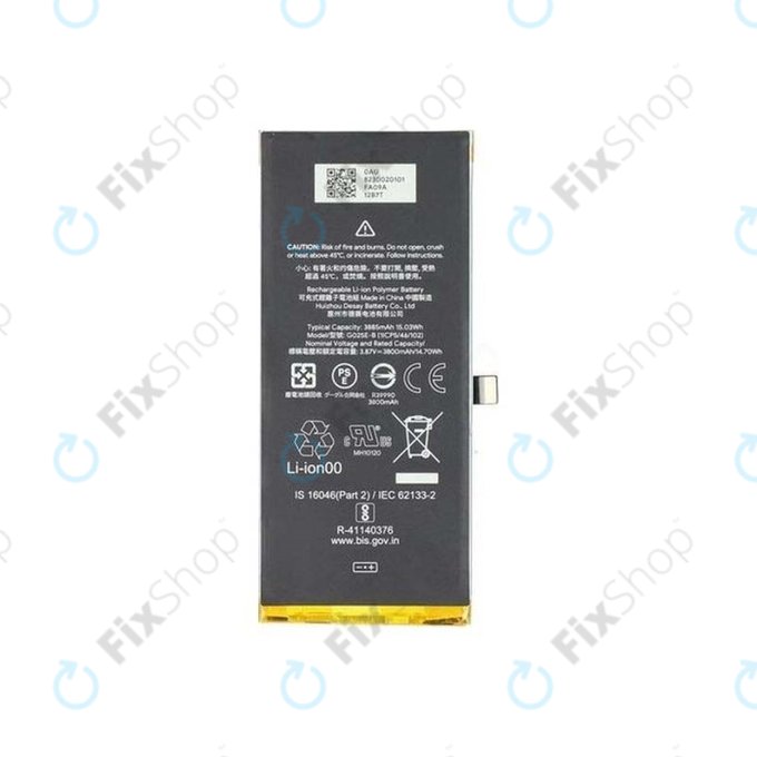 Google Pixel 4a 5G - Batterie G025E 3885mAh - G823-00201-01 Genuine Service Pack