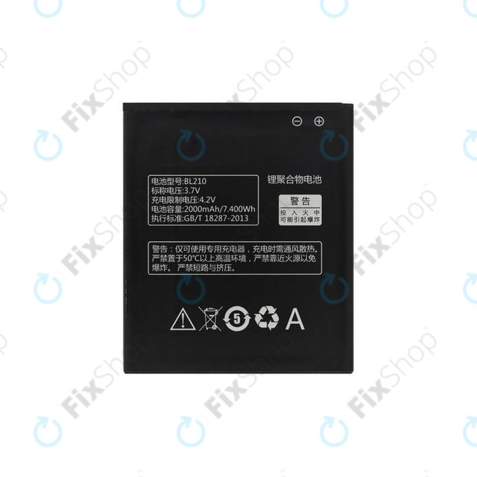 Lenovo A536, S820, S650 - Batterie BL210, 2000mAh - SB19A19867