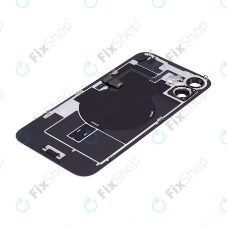 Apple iPhone 16 Plus - Verre de la coque arriere + Verre de caméra + Plaque en métal + Aimants MagSafe (White)