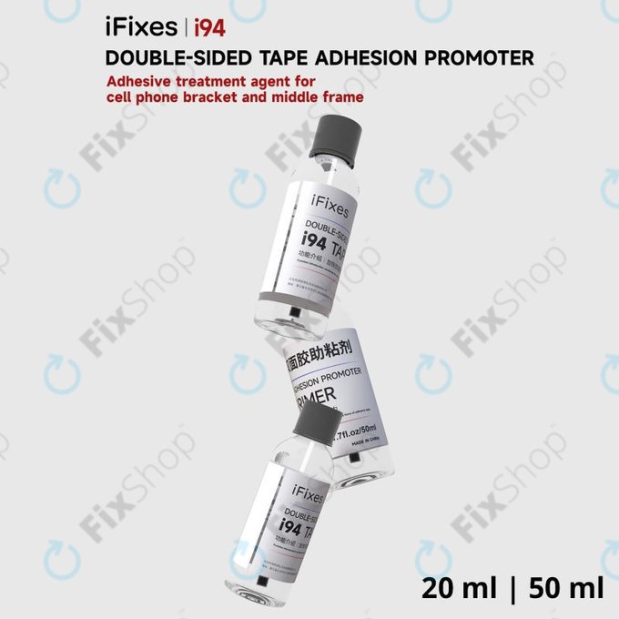 iFixes i94 Tape Primer - apprêt pour rubans adhésifs double face, 20ml