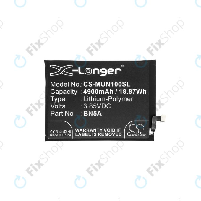 Xiaomi Poco M3 Pro, Redmi Note 10 - Batterie BN5A 4900mAh HQ