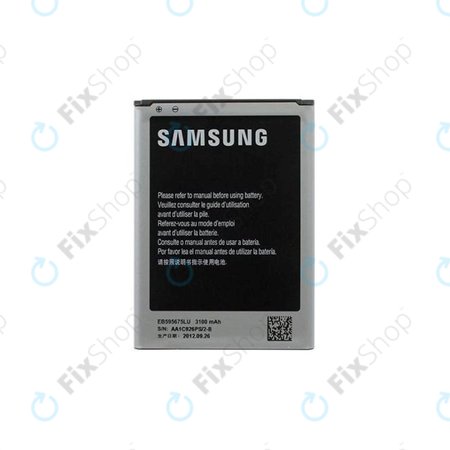 Samsung Galaxy Note 2 N7100 - Batterie EB595675LU 3100mAh - GH43-03756A Genuine Service Pack