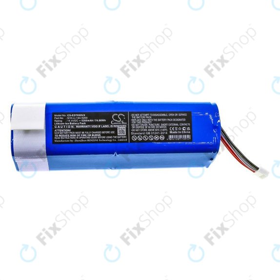 Ecovacs Deebot Ozmo-series, T-series, N-series, Yeedi Vac 2 Pros - Batterie Li-Ion 5200mAh HQ