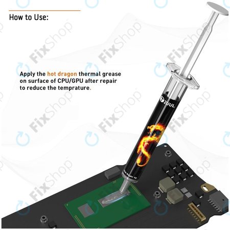 2UUL Hot Dragon - Graisse conductrice thermique (2pcs)