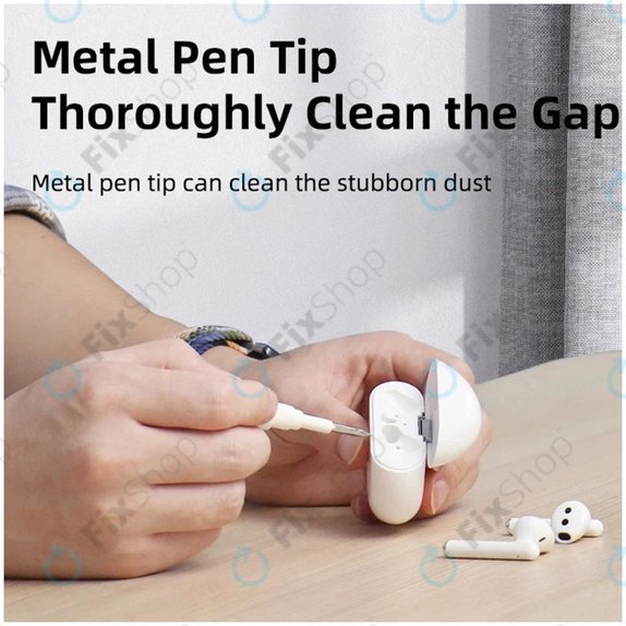 Stylo de nettoyage pour écouteurs sans fil, Blanc