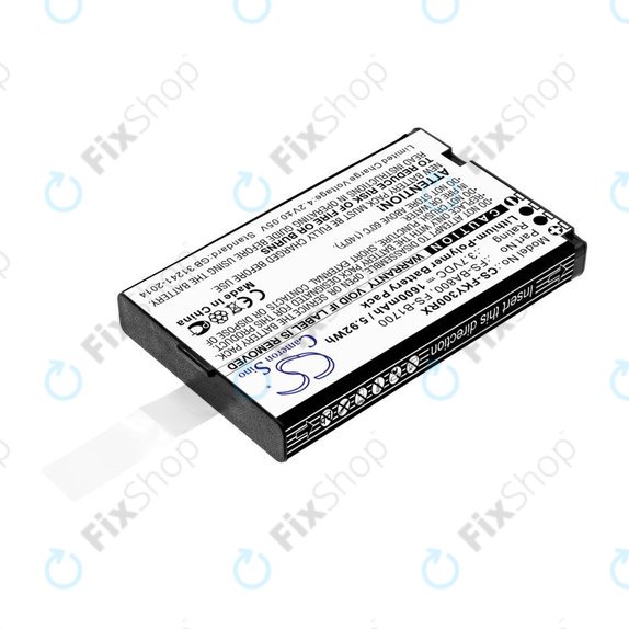 Batterie pour Flysky FA605, FS-GT2B, FS-I10, 1600mAh, Li-Pol, 3.7V, FS-BA800, HQ