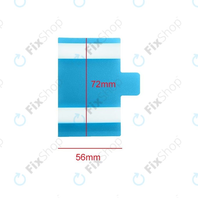 Adhésif universel pour batterie - 56 x 72 mm