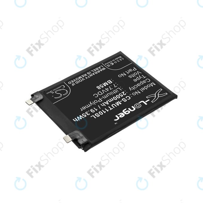 Batterie pour Xiaomi 11T Pro, 2500mAh, Li-Pol, 7.74 V, BM58, HQ