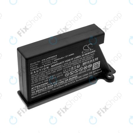 Batterie pour LG Hombot, LG VR, EAC62218202, Li-ion, 14.4V, 2600mAh, HQ