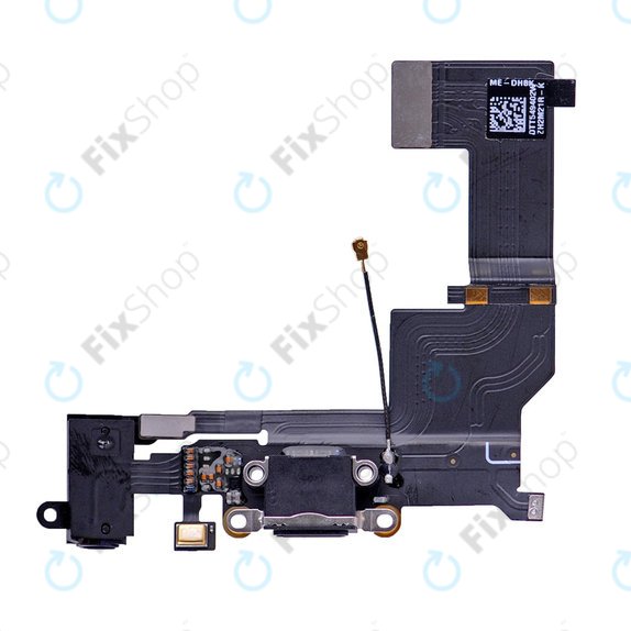 Apple iPhone SE - Connecteur de charge + Câble flexible (Noir)
