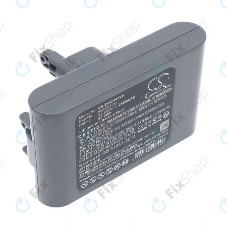 Batterie pour Dyson DC31, DC34, DC35, DC44, DC56, 2500mAh, Li-Ion, 22.8V, 965557-03, HQ