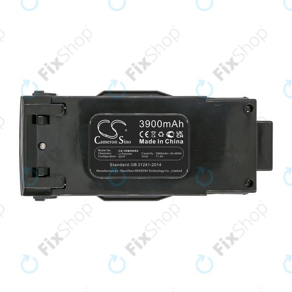 Batterie pour Yuneec Mantis G, Q, 3900mAh, Li-Pol, 11.4V, YUNB3S2800, HQ