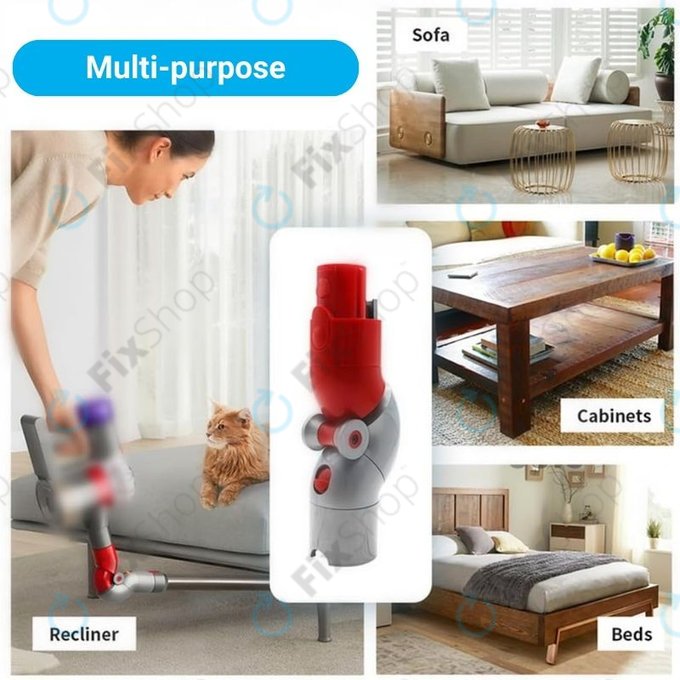 Dyson V-series, Outsize, Omni-glide - Adaptateur flexible