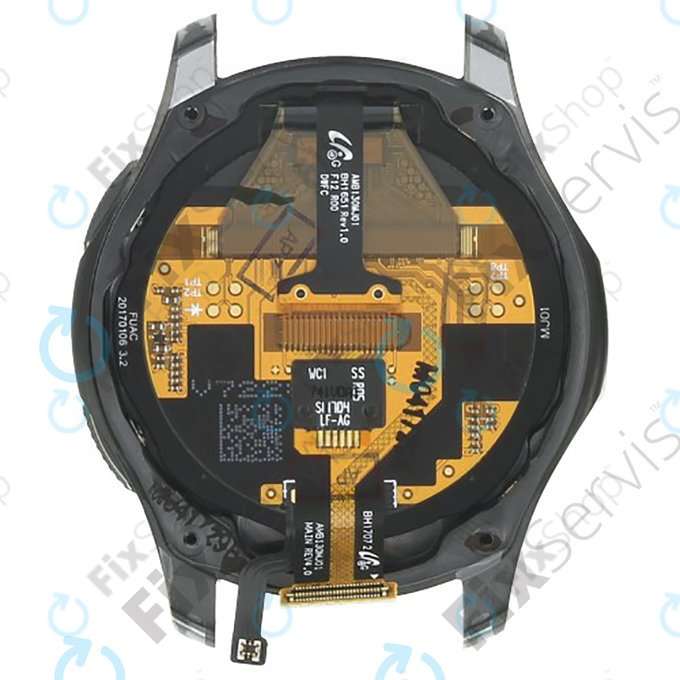 Samsung Gear S3 Frontier R760, R765 - Écran LCD + Écran Tactile + Cadre (Gris Espace) - GH97-19658A Genuine Service Pack