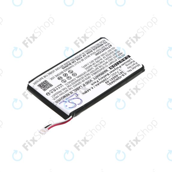 Batterie pour Garmin Nüvi 2660, 1200mAh, Li-Pol, 3.7V, 361-00051-00, HQ